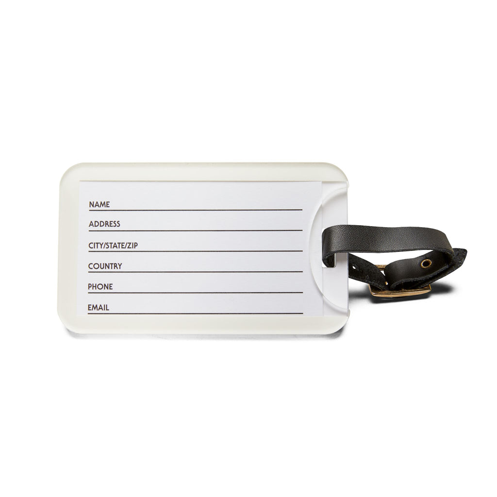Baby I.M yours Minimal Gray Luggage Tag