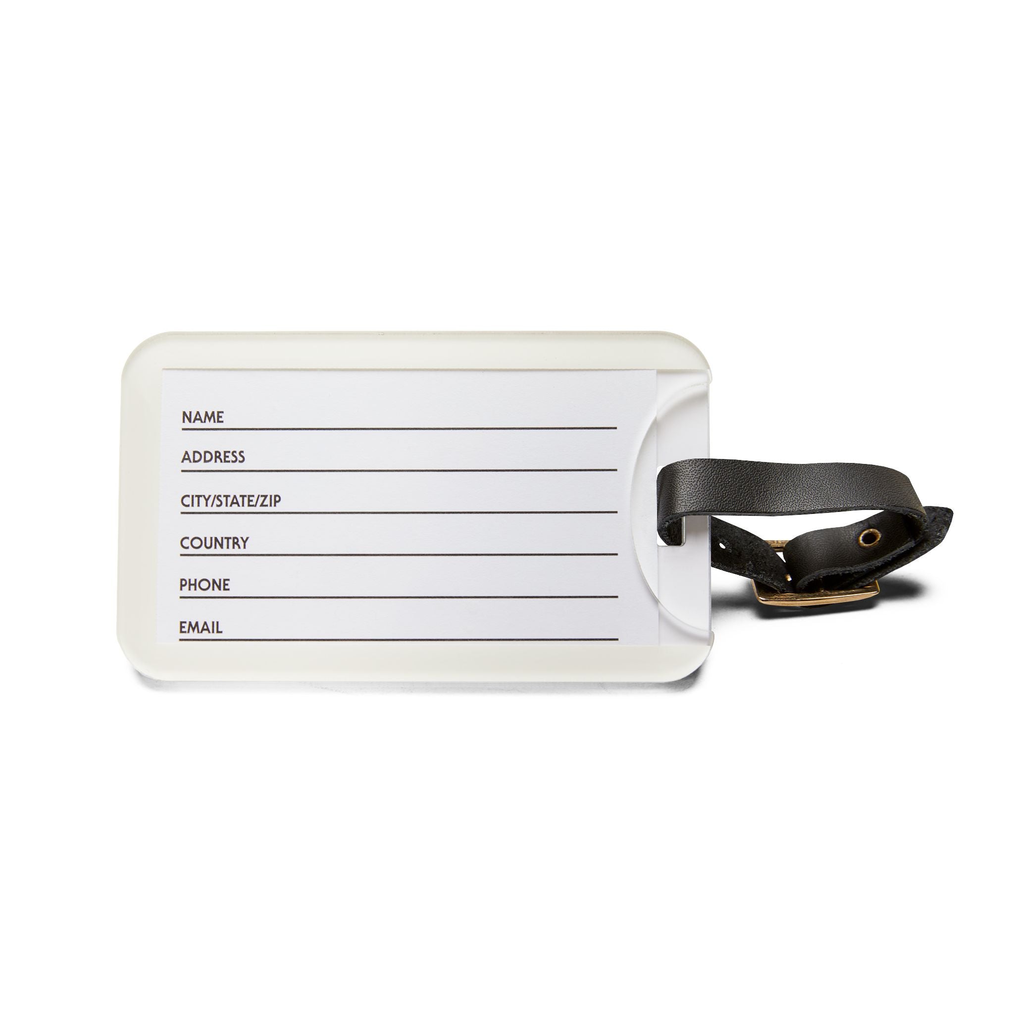 Baby I.M yours Minimal Gray Luggage Tag