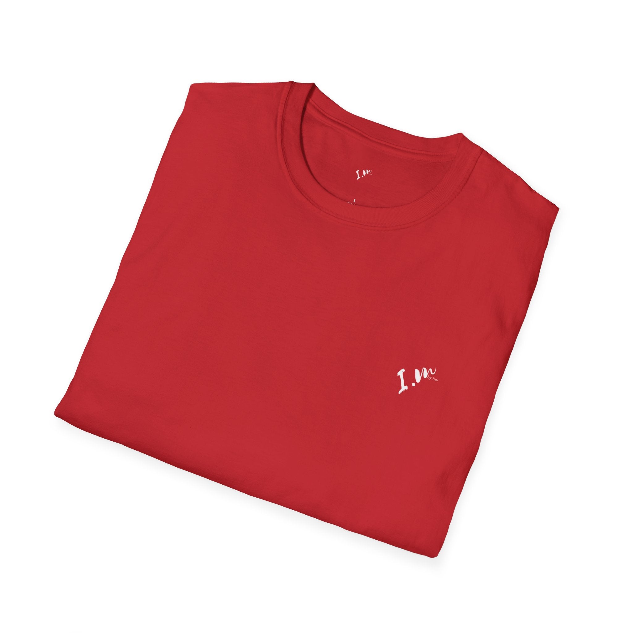The ' I.M by her ' red shirt