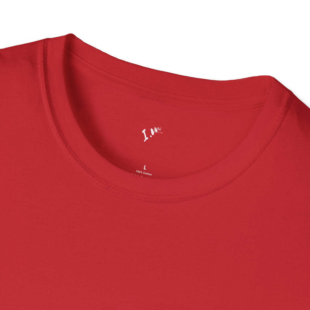 The ' I.M by her ' red shirt