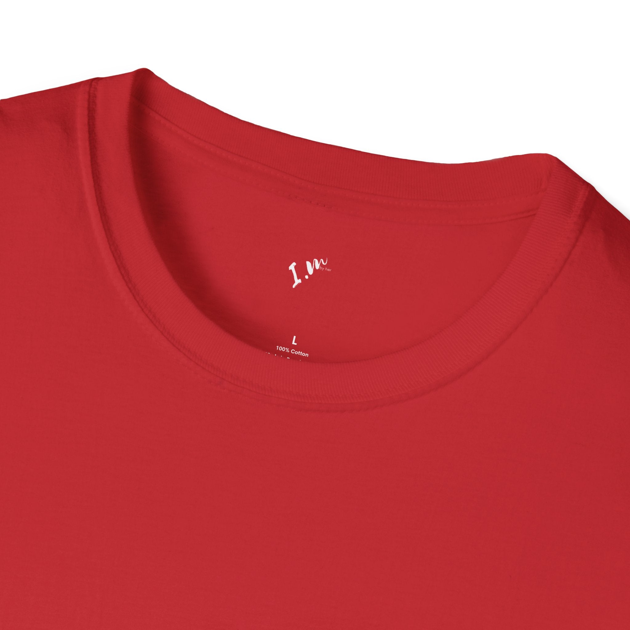 The ' I.M by her ' red shirt